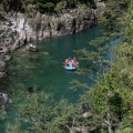 White Water Rafting auf dem Rio Manso in der Nähe von San Carlos de Bariloche, Argentinien