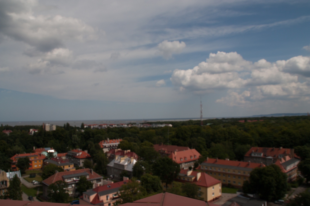 Swinemünde vom Turm der Lutherkirche