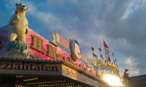 Eis wie Sahne auf der Osterwiese Bremen.