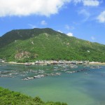 Emerald sea at Lamma Island, Hongkong