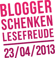 Das Logo zur Aktion "Blogger schenken Lesefreude"