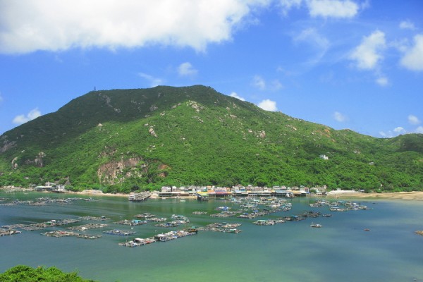 Green - Sea at Lamma Island