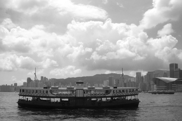 White - Star ferry in Hongkong
