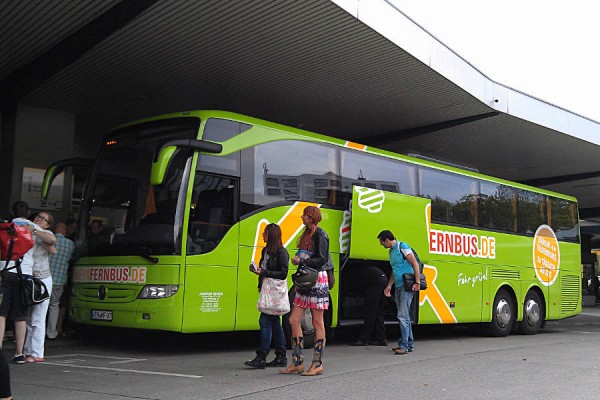 Mein Fernbus am Busbahnhof Berlin