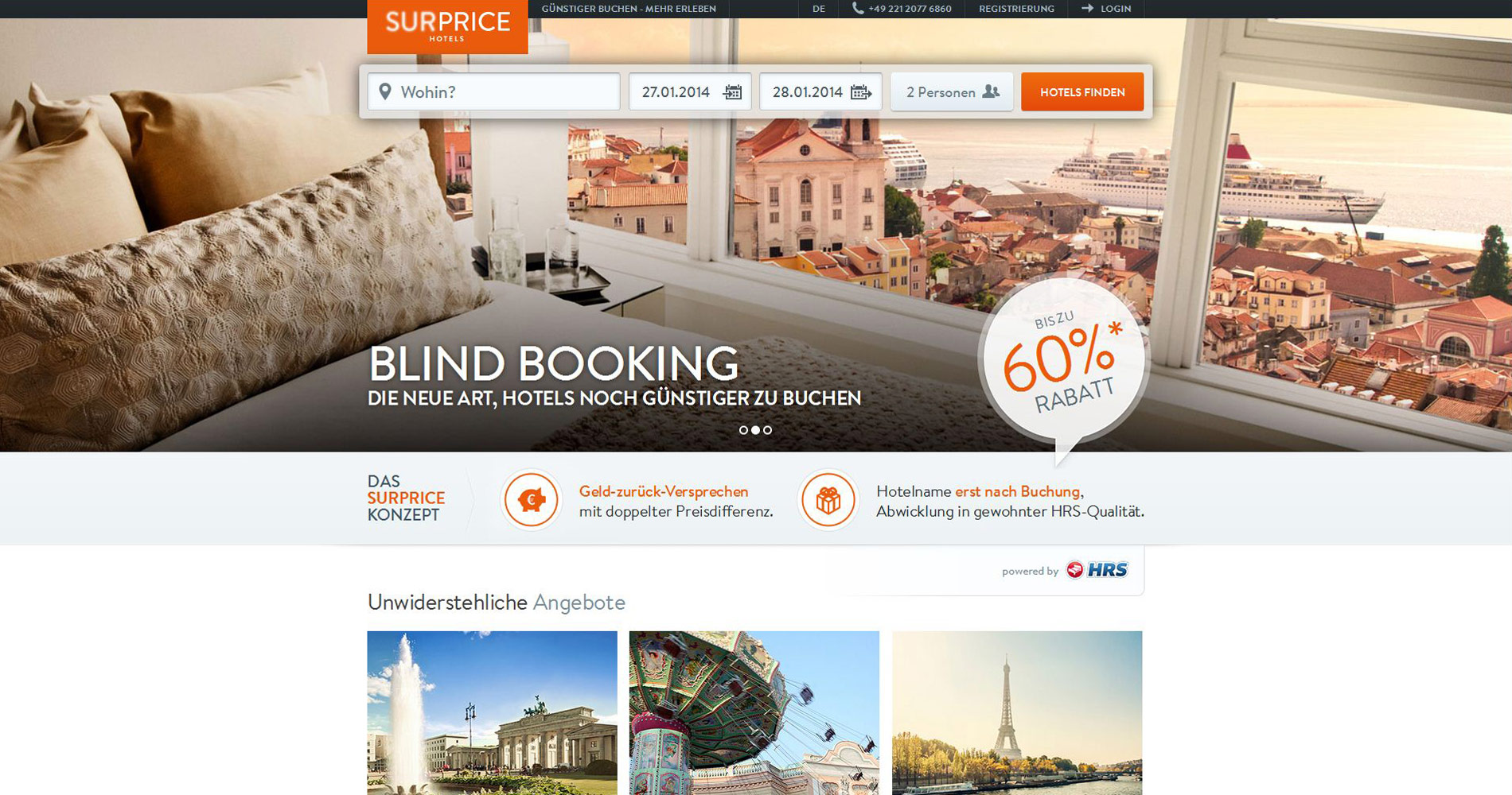Surprice Hotels Header