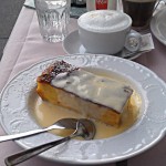 Milchrahmstrudel im Café Prückel in Wien