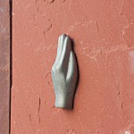 Eine Antwerpener Hand an der Fassade vom MAS
