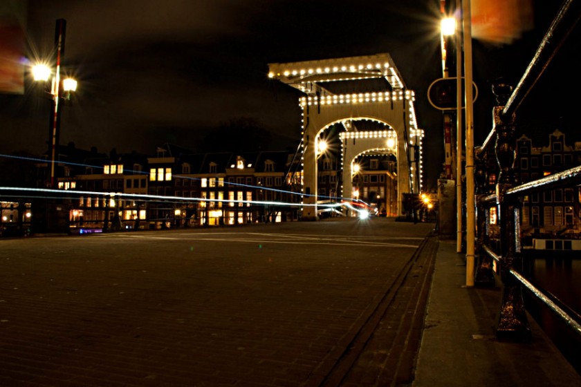 De Magere Brug - beautiful bridge at Amsterdam.