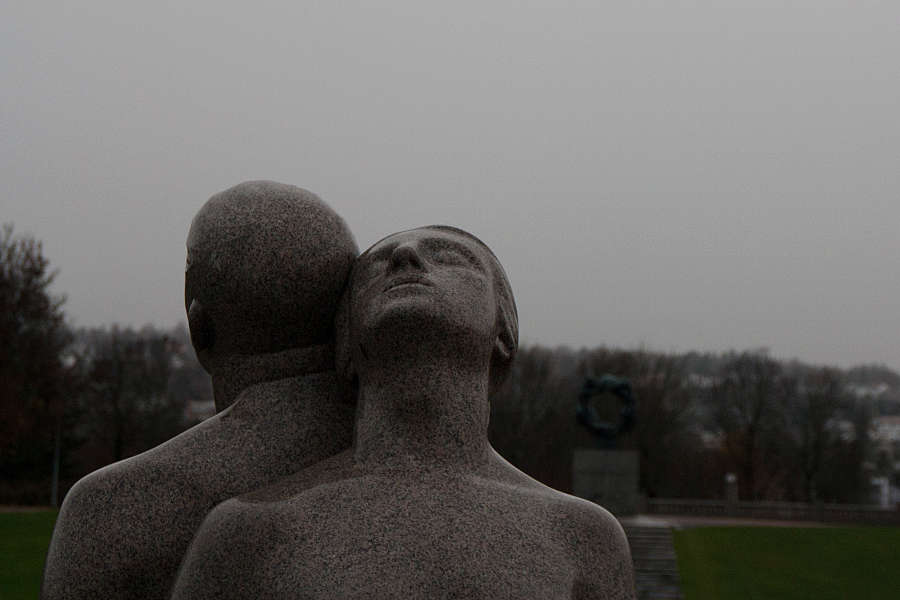 Skulptur im Vigeland-Park von Oslo