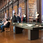 Im Long Room der historischen Bibliothek des Trinity College in Dublin