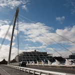 Dublin Samuel Beckett Bridge - aus jedem Blickwinkel eine Augenweide