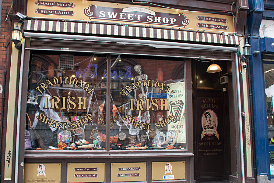 Aunt Nellie's Sweet Shop im Temple Bar District in Dublin