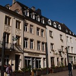 Häuserzeile in der Innenstadt von Luxemburg